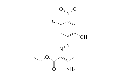 Ethyl 2-[[(E)-5'-Chloro-2'-hydroxy-4'-nitrophenyl]diazo]-3(E)-amino-2-butenoate