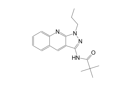 2,2-dimethyl-N-(1-propyl-1H-pyrazolo[3,4-b]quinolin-3-yl)propanamide