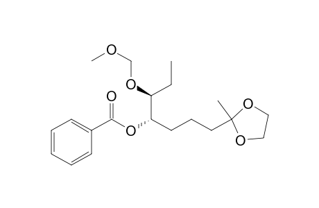 1,3-Dioxolane-2-butanol, .alpha.-[1-(methoxymethoxy)propyl]-2-methyl-, benzoate, [S-(R*,R*)]-