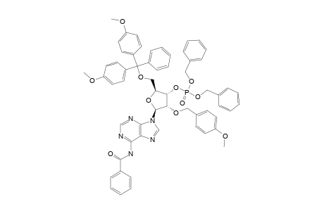 N-(6)-BENZOYL-5'-O-DIMETHOXYTRITYL-2'-O-(4-METHOXYBENZYL)-3'-[[BIS-(BENZYLOXY)-PHOSPHINYL]-OXY]-ADENOSINE