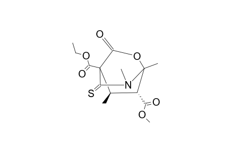 4-ETHYL-7-METHYL-1,6,8-TRIMETHYL-3-OXO-5-THIOXO-2-OXA-6-AZA-BICYCLO-[2.2.2]-OCTANE-4,7-DICARBOXYLATE
