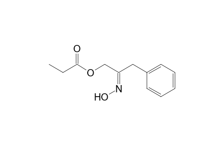 (Z)-Propionic acid 2-hydroxyimino-3-phenylpropyl ester