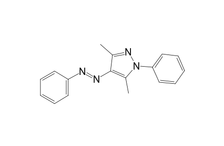 3,5-dimethyl-1-phenyl-4-(phenylazo)pyrazole