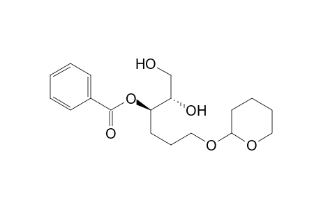(1R)-1-[(1S)-1,2-Dihydroxyethyl]-4-[(tetrahydropyran-2-yl)oxy]butyl Benzoate