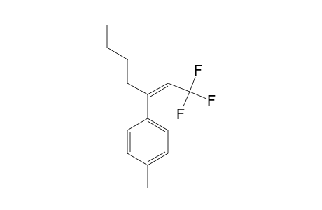(Z)-1,1,1-TRIFLUORO-3-(4-METHYLPHENYL)-2-HEPTENE