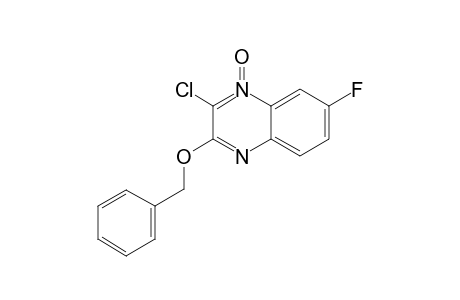 3-(Benzyloxy)-2-chloro-7-fluoroquinoxaline 1-Oxide
