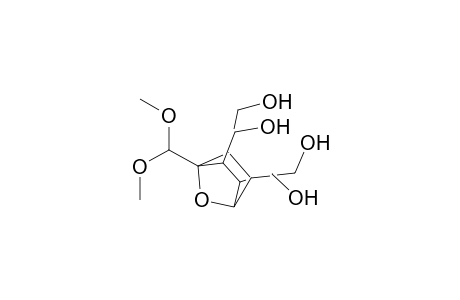 7-Oxabicyclo[2.2.1]heptane-2,3,5,6-tetramethanol, 1-(dimethoxymethyl)-, (exo,exo,exo,exo)-