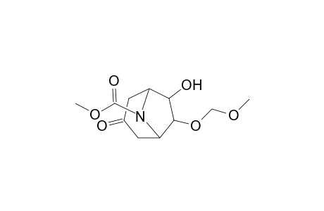 Methyl 6-hydroxy-7-(methoxymethoxy)-3-oxo-8-azabicyclo[3.2.1]octane-8-carboxylate