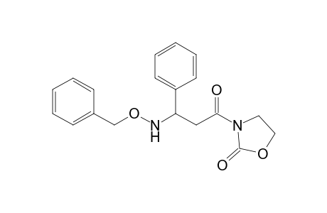 3-(3-Benzyloxyamino-3-phenylpropanoyl)-1,3-oxazolidin-2-one