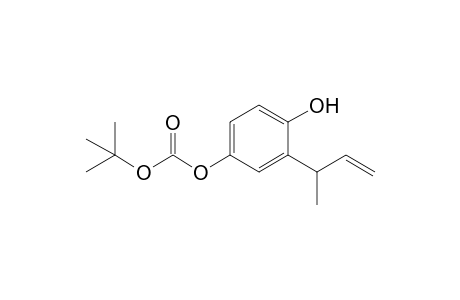 (3-but-3-en-2-yl-4-hydroxyphenyl) tert-butyl carbonate