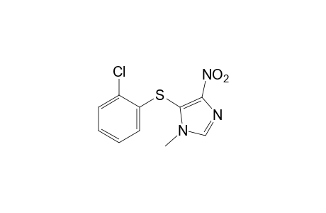 5-[(o-chlorophenyl)thio]-1-methyl-4-nitroimidazole