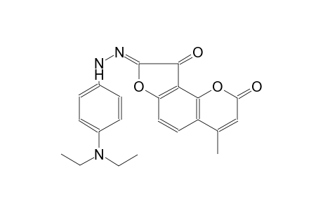 2H-furo[2,3-h][1]benzopyran-2,8,9-trione, 4-methyl-, 8-[[4-(diethylamino)phenyl]hydrazone], (8Z)-