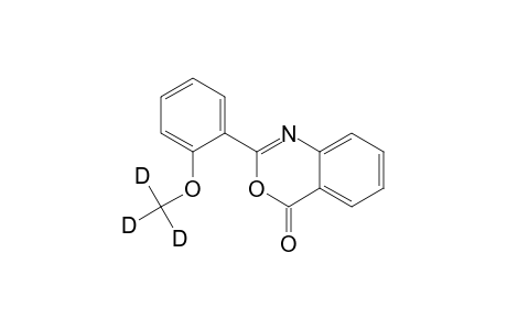 2-(2-trideuteromethoxyphenyl)-4H-3,1-benzoxazin-4-one