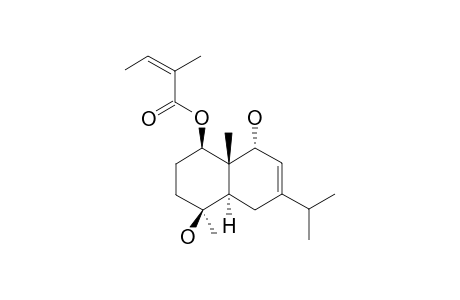 1-BETA-ANGELOYLOXYEUDESM-7-ENE-4-BETA,9-ALPHA-DIOL