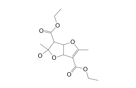 Diethyl-3a,5,6,6a-tetrahydro-5-hydroxy-2,5-dimethyl-furo-[3,2-B]-furan-3,6-dicarboxylate