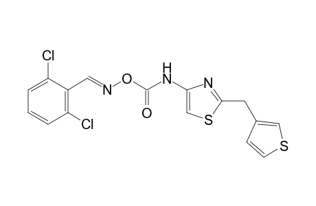 2,6-dichlorobenzaldehyde, {[2-(3-thenyl)-4-thiazolyl]carbamoyl}oxime