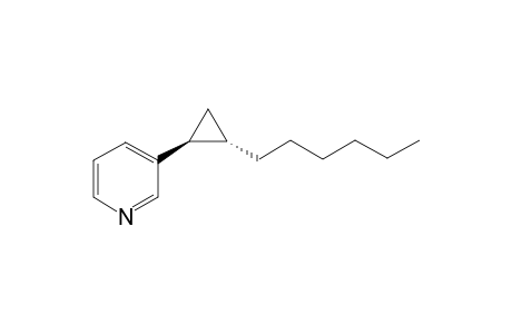 3-[(1S,2S)-2-hexylcyclopropyl]pyridine