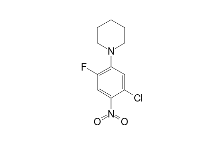 1-(5-chloro-2-fluoro-4-nitrophenyl)piperidine