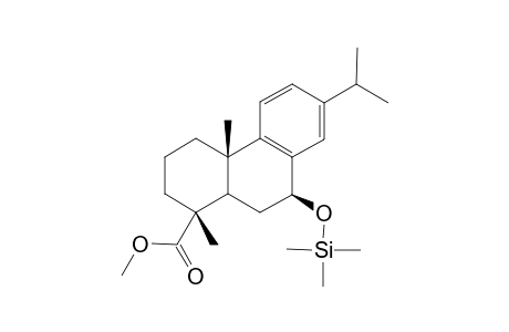 Methyl 7.beta. - hydroxy - dehydro - abietate, TMS ether