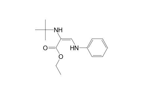 ETHYL-(E)-2-TERT.-BUTYLAMINO-3-PHENYLAMINOPROPENOATE