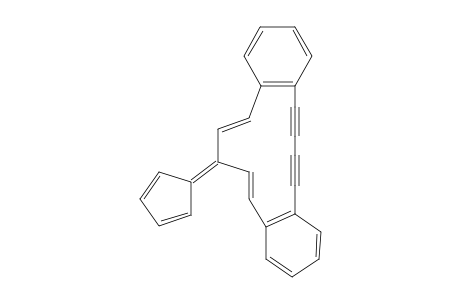 15H-Dibenzo[a,g]cyclotridecene, 15-(2,4-cyclopentadien-1-ylidene)-5,6,7,8-tetradehydro-, (E,E)-