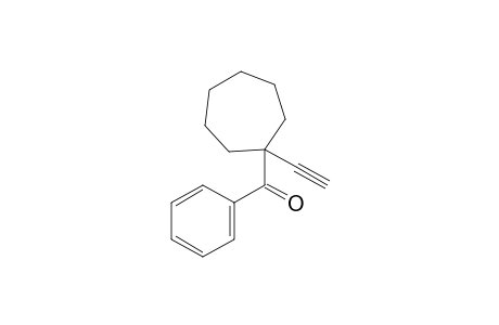 2-Ethynyl-2-benzoylcycloheptane