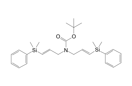 tert-butyl bis((E)-3-(dimethyl(phenyl)silyl)allyl)carbamate