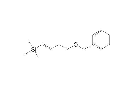 Silane, trimethyl[1-methyl-4-(phenylmethoxy)-1-butenyl]-, (E)-