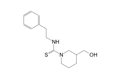 3-(hydroxymethyl)-N-(2-phenylethyl)-1-piperidinecarbothioamide