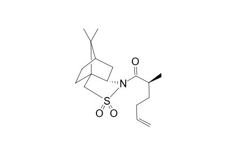 (2S)-N-[(S)-2-Methylhex-5-enoyl]bornane-10,2-sultam