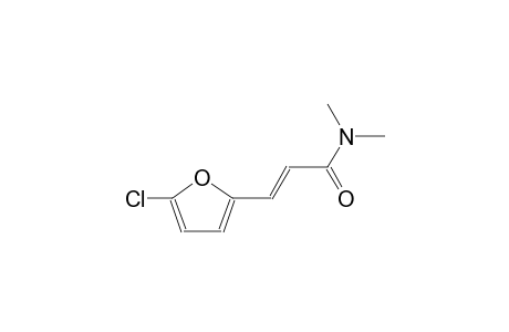(E)-N,N-DIMETHYL-3-(5-CHLORO-2-FURYL)ACRYLAMIDE