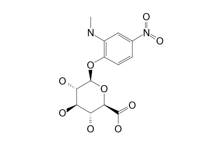 2-METHYLAMINO-4-NITROPHENYL-BETA-D-GLUCOPYRANOSIDURONIC-ACID