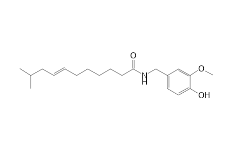 (E)-N-(4-Hydroxy-3-methoxybenzyl)-10-methyl-7-undecenamide (Bishomocapsaicin I)