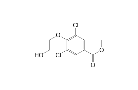 Benzoic acid, 3,5-dichloro-4-(2-hydroxyethoxy)-, methyl ester