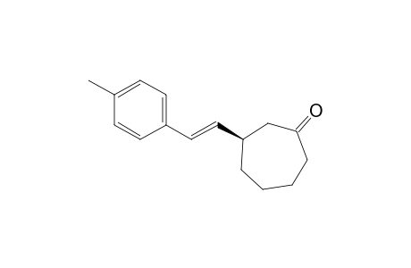 (3R)-3-[(E)-2-(4-methylphenyl)ethenyl]-1-cycloheptanone