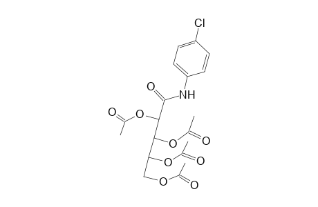 Pentanamide, 2,3,4,5-tetraacetoxy-N-(4-chlorophenyl)-