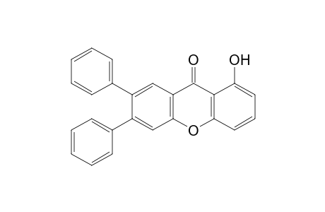 1-Hydroxy-6,7-diphenyl-9H-xanthen-9-one