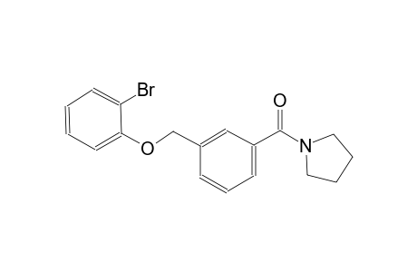 2-bromophenyl 3-(1-pyrrolidinylcarbonyl)benzyl ether