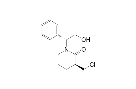 (3S)-3-(chloromethyl)-1-[(1R)-2-hydroxy-1-phenyl-ethyl]-2-piperidone
