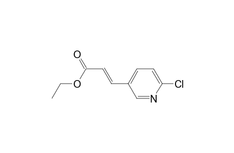 (E)-3-(6-chloro-3-pyridinyl)-2-propenoic acid ethyl ester