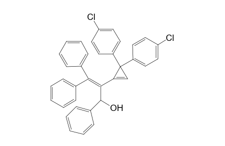 2-(3,3-bis(4-chlorophenyl)cycloprop-1-en-1-yl)-1,3,3-triphenylprop-2-en-1-ol