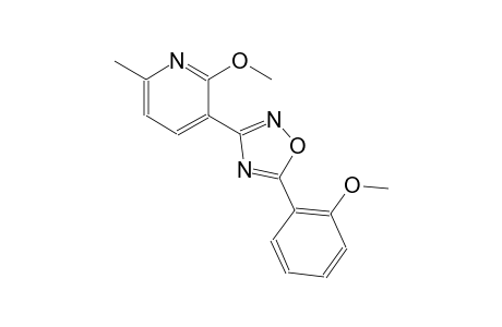 2-methoxy-3-[5-(2-methoxyphenyl)-1,2,4-oxadiazol-3-yl]-6-methylpyridine