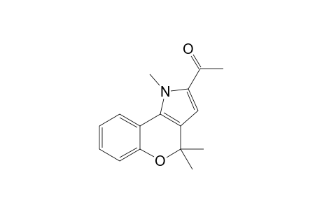 2-Acetyl-1,4,4-trimethyl-1H-[1]benzopyrano[4,3-b]pyrrole