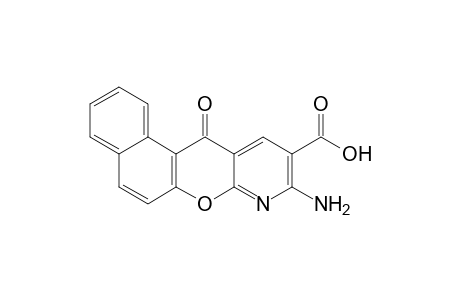 9-Amino-12-oxo-12H-benzo[5,6]chromeno[2,3-b]pyridine-10-carboxylic Acid
