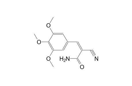 (2Z)-2-cyano-3-(3,4,5-trimethoxyphenyl)-2-propenamide