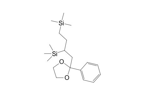 2-Phenyl-2-[2',4'-(trimethylsilyl)butyl]-1,3-dioxacyclopentane