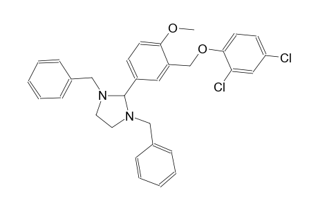 1,3-dibenzyl-2-{3-[(2,4-dichlorophenoxy)methyl]-4-methoxyphenyl}imidazolidine
