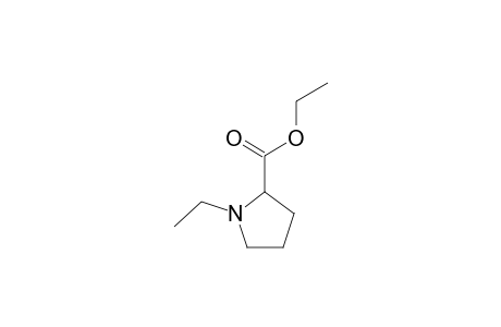 Pyrrolidine-2-carboxylic acid, 1-ethyl-, ethyl ester