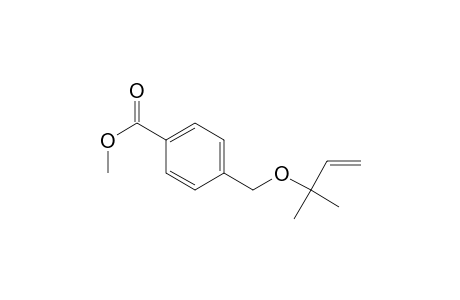 Benzoic acid, 4-[[(1,1-dimethyl-2-propenyl)oxy]methyl]-, methyl ester