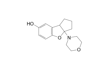 3a-morpholino-2,3,3a,8b-tetrahydro-1H-cyclopenta[b]benzofuran-7-ol